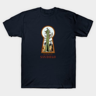 Colored Hidden San Diego Palomar Mountain T-Shirt